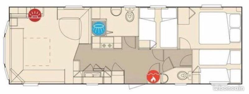 Mobil-Home Spatieux 8Pers - Brume 波讷地区圣朱利安 外观 照片